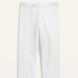 Short Crop Jersey Leggings for Girls Size Large